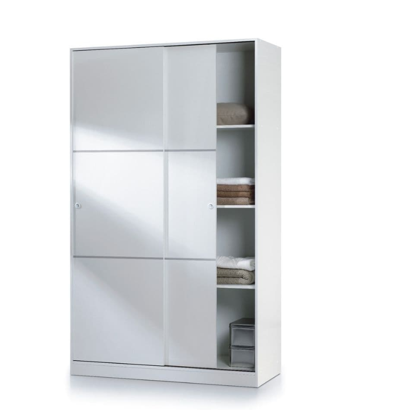 Bishop Wardrobe Sliding Door 120cm Gloss White - 2461