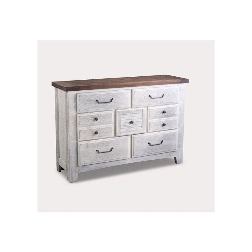 Vaughan Bassett Alabaster 7-Drawer Storage Dresser 2-Tone 694-002