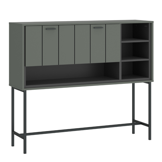 Arundel Bar Table 1 Flap in Green/Grey - 4W616738