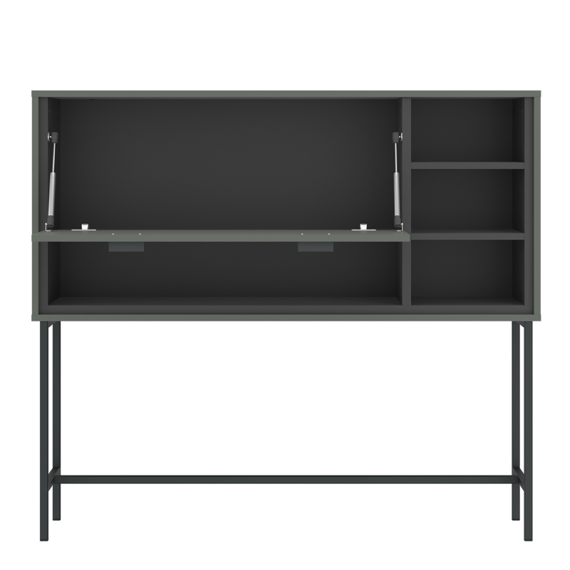 Arundel Bar Table 1 Flap in Green/Grey - 4W616738