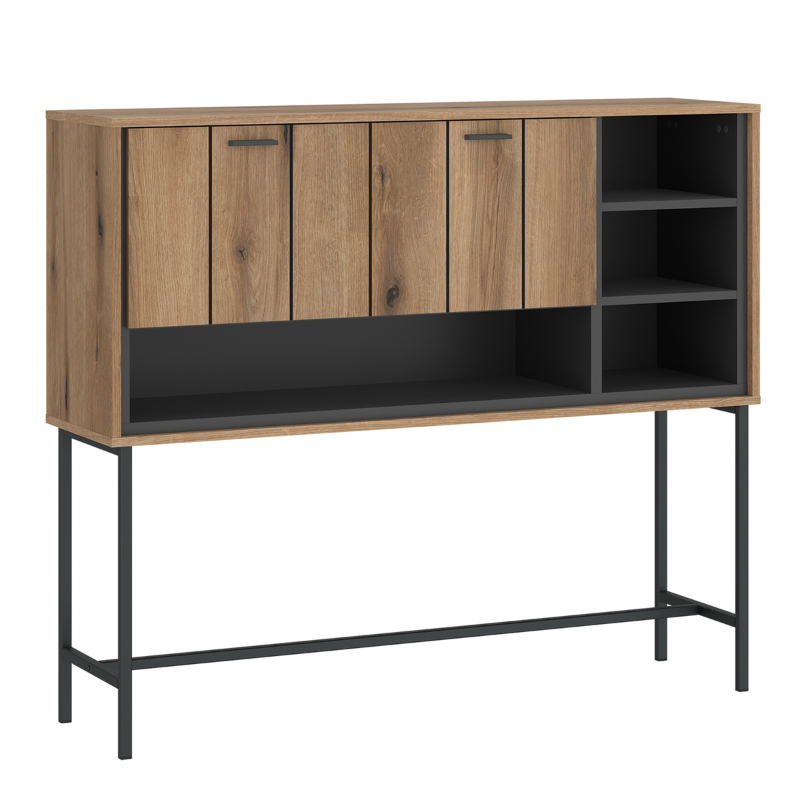 Arundel Bar with 1 Flap in Oak/Grey - 4W617196