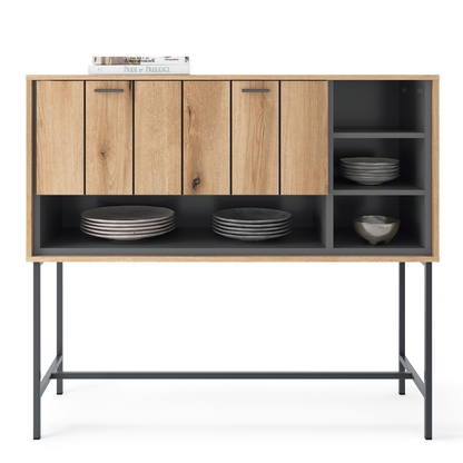 Arundel Bar with 1 Flap in Oak/Grey - 4W617196