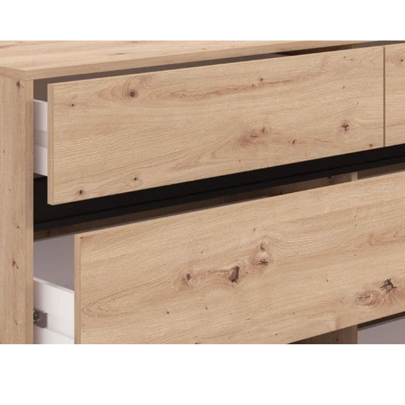 BrockDresserOakEffectWideChestOfDrawers-3464