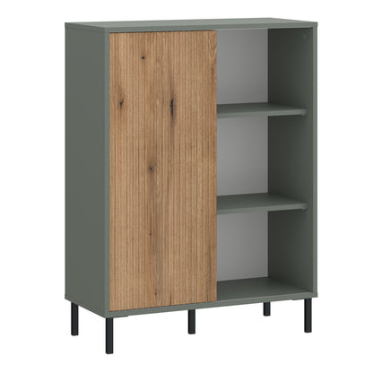 Darwin Sideboard 1 Door Green/Oak - 4W615442