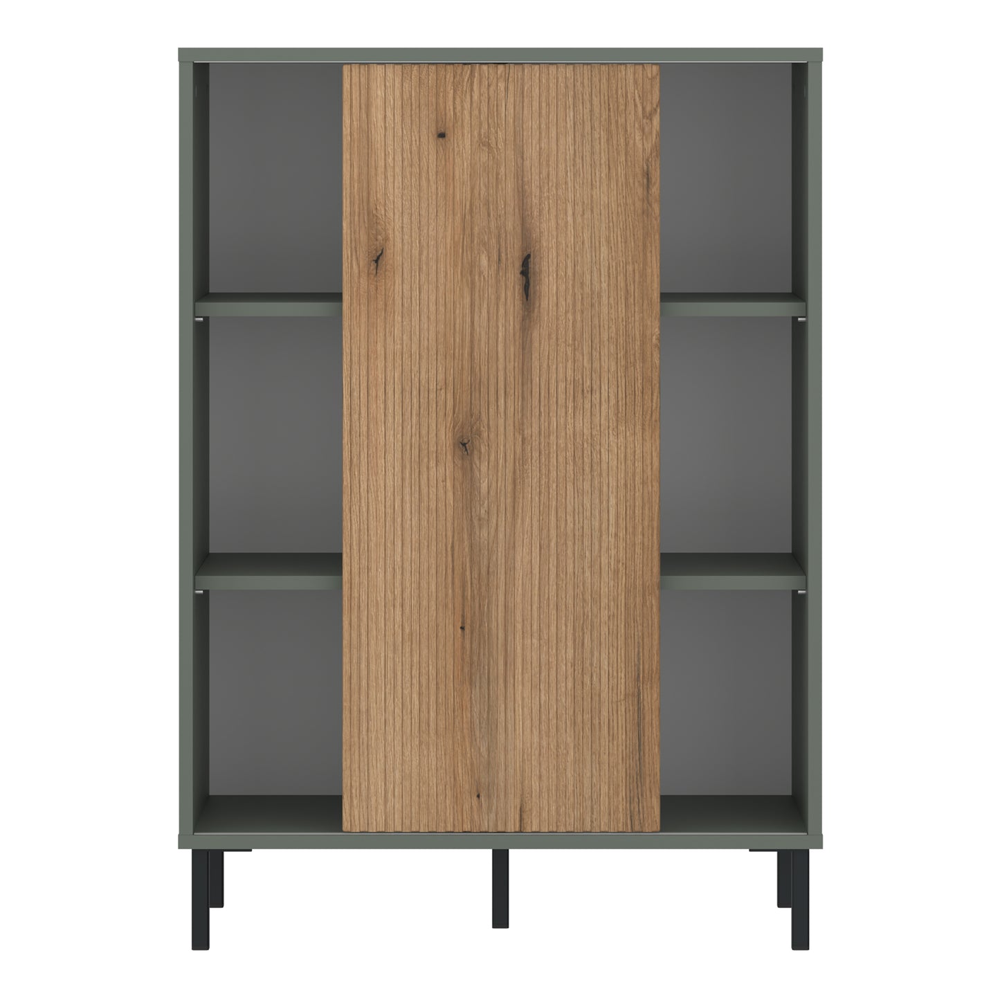Darwin Sideboard 1 Door Green/Oak - 4W615442 2