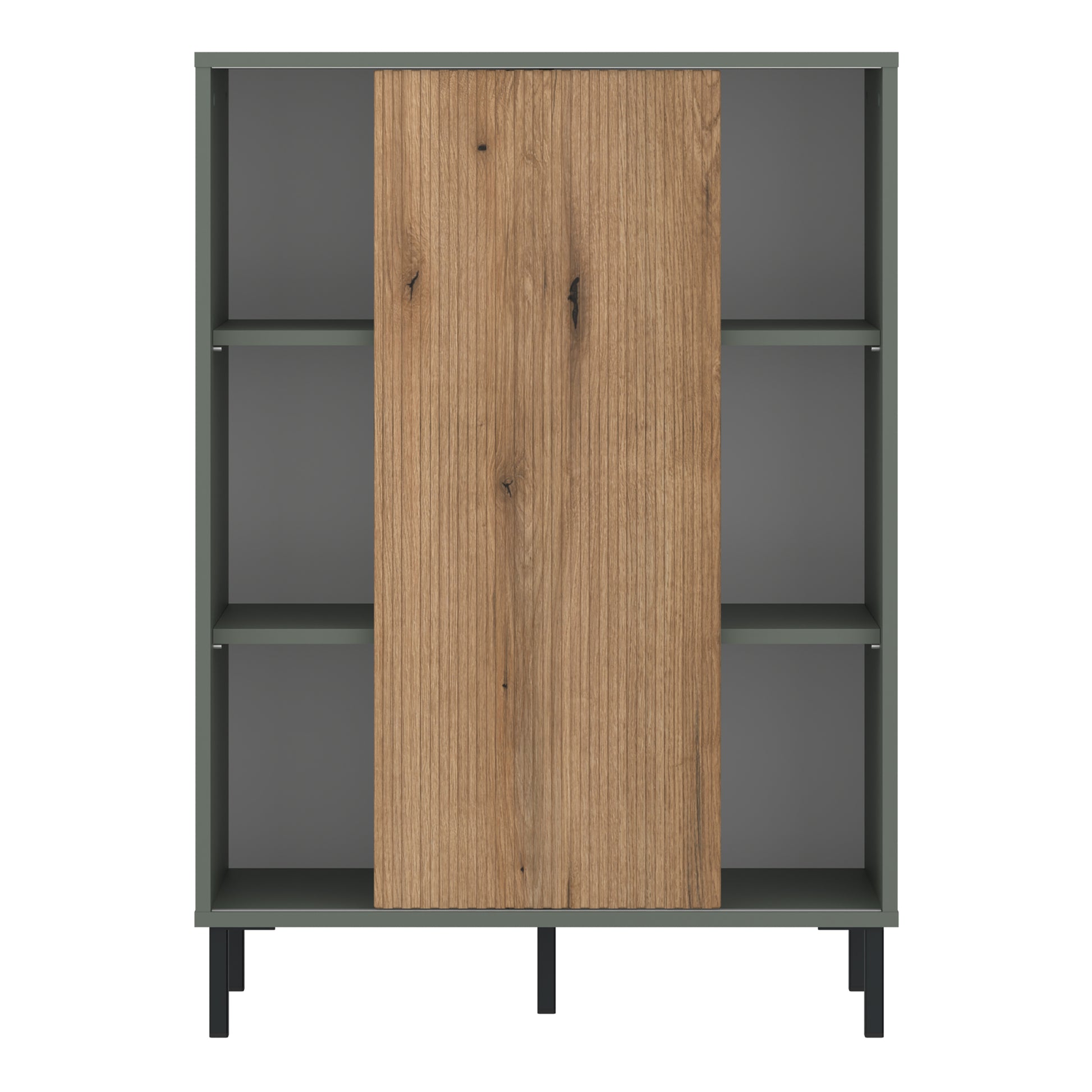 Darwin Sideboard 1 Door Green/Oak - 4W615442 2