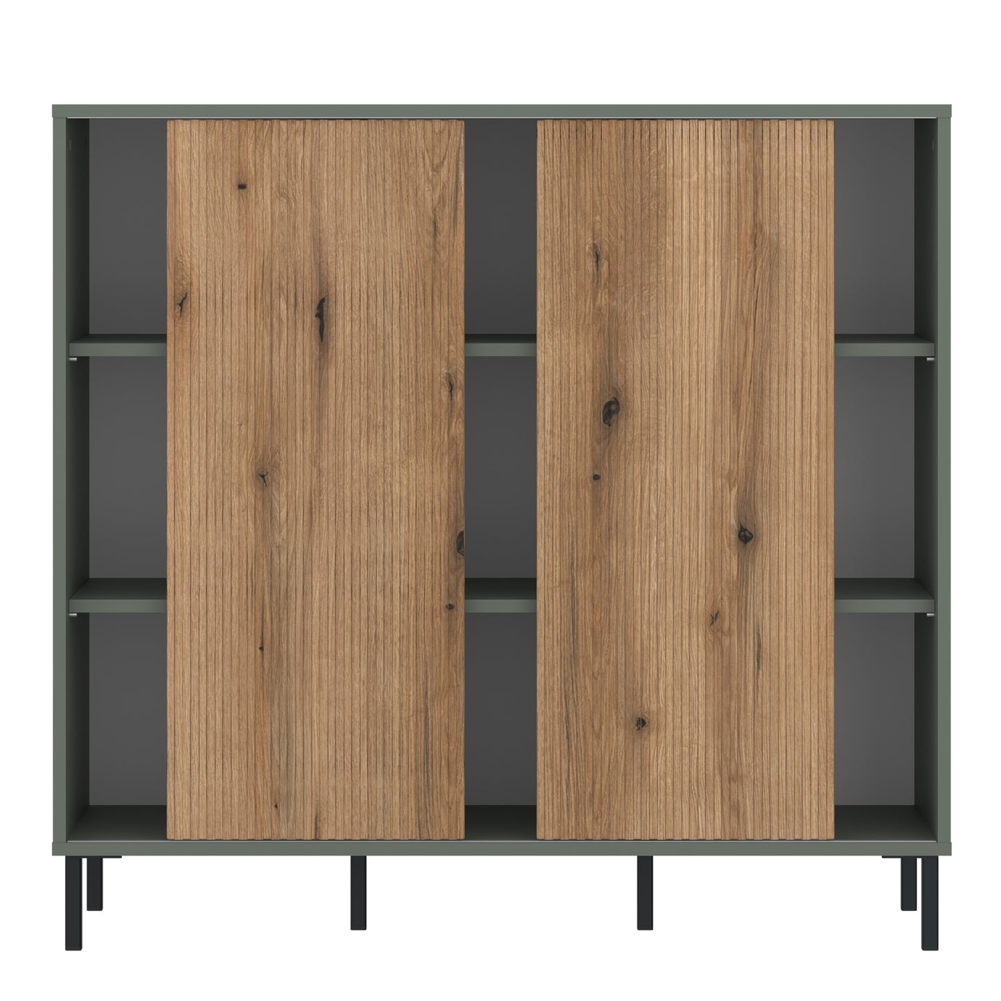 Darwin Sideboard 2 Door Green/Oak -4W615443 2