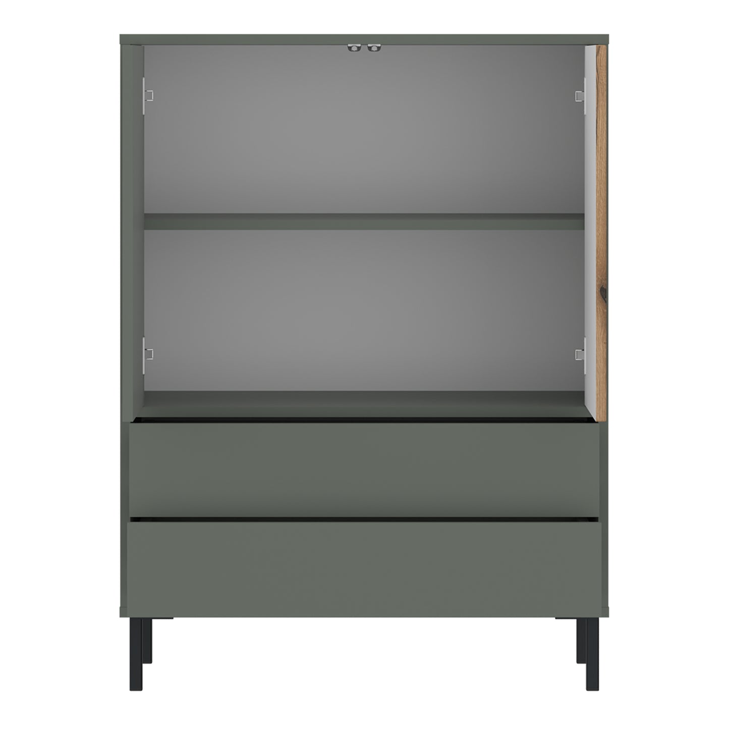 Darwin Sideboard 2 Door Green/Oak - 4W617243 2