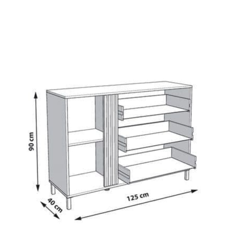 Hugo Dresser Cashmere And Artisan Oak Effect Chest Of Drawers - 3413
