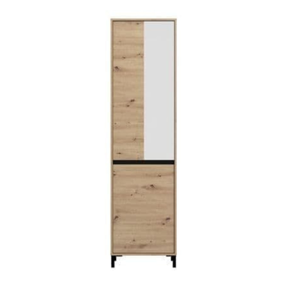 Mimi Wardrobe Artisan Oak Effect Slim Narrow Depth Hallway - 3457