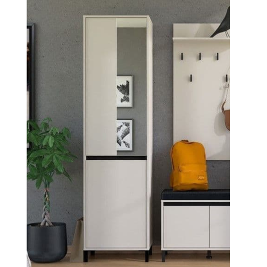 Mimi Wardrobe Cashmere Taupe Effect Slim Narrow Depth Hallway - 3458