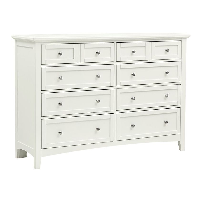 Vaughan Bassett Bonanza 8-Drawer Storage Dresser Grey BB26-002